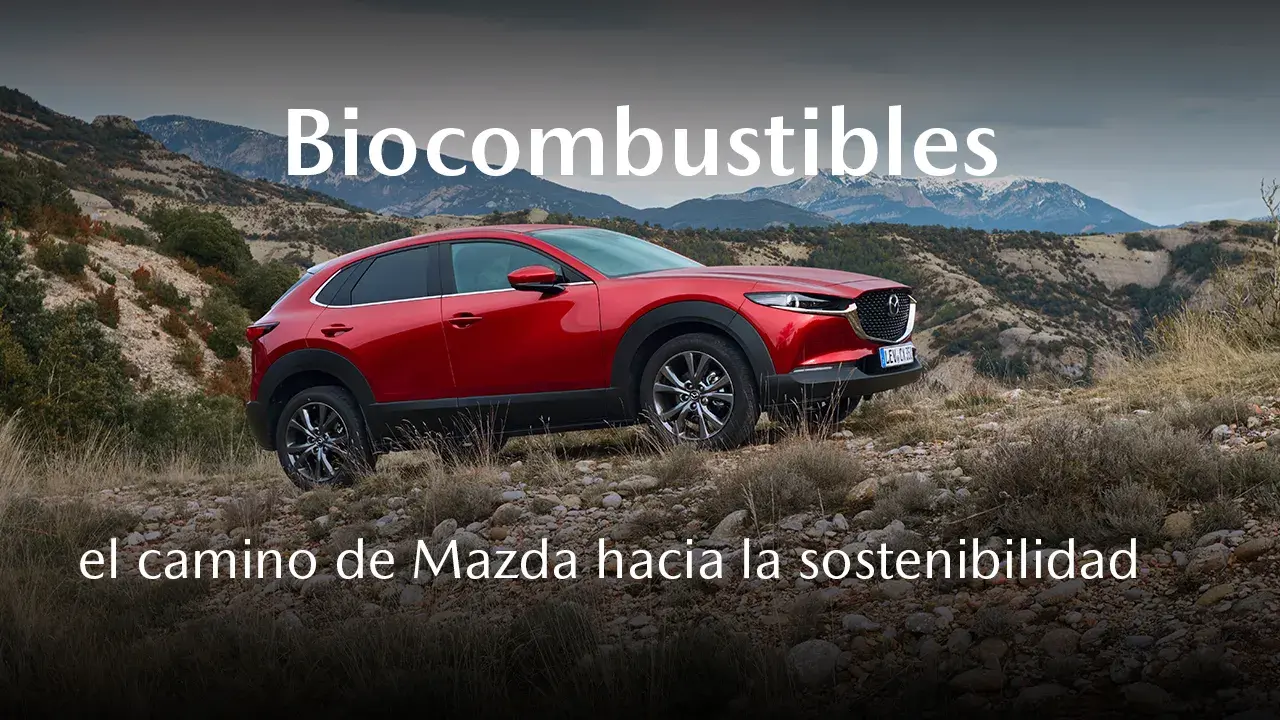 Imagn de un auto Mazda rojo